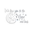 thumbnail image 2 of Acrylic Mirror Wall Stickers English Letter Star Combination Acrylic Mirror Sticker Three-Dimensional, 2 of 9