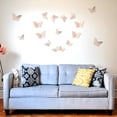 thumbnail image 4 of 12PCS Gold 3D Butterfly Wall Stickers Assorted Sizes for Bedroom Decor, Wedding Party Backdrops, 4 of 4