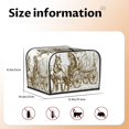 thumbnail image 4 of KLL Western Scenery With Old Wagon Print 4 Slice Toaster Dust Covers Kitchen Small Appliance Cover with 2 Pockets,Can hold Jam Spreader Knife & Toaster Tongs (12.4 x 10.6 x 8.2), 4 of 6