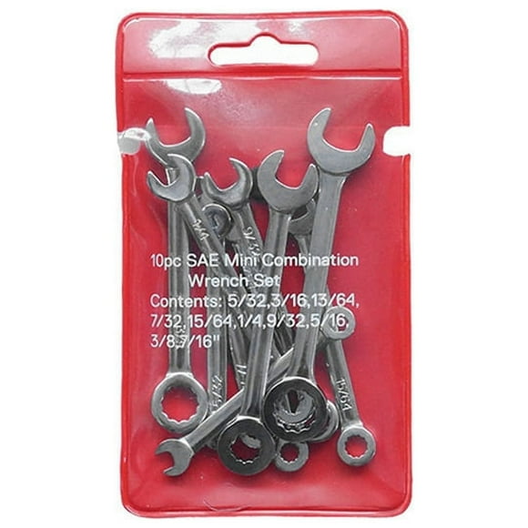 10-Piece Mini Wrench Set Manual Dual- Wrench Tool English Wrench Set Home Maintenance Tools