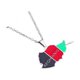 thumbnail image 1 of 1pcs Fashionable ethnic style jewelry, Afghanistan map pendant necklace, dripping geometric stainless steel for men and women pendant, 1 of 2