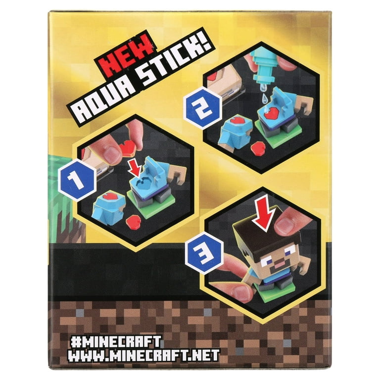 Treasure X Minecraft Mine Discover and Craft Action Figure Set, 2 Pieces 