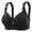 Black, variant on Loopsun Womens Bras Plus Size, Bras for Women, Women's Solid Adjustable Strap Gathered Everyday Bra Beige XXXL
