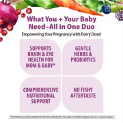 Prenatal Vitamin with DHA and Folic Acid | 30 Multivitamin Caplet and 30 DHA Softgels | by Rainbow Light