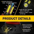 thumbnail image 6 of AUXITO H8 H11 H16 LED Fog Light Bulbs High Power 1800 Lumens 6500K Xenon White Replace for Fog Light or DRL,Pack of 2, 6 of 8
