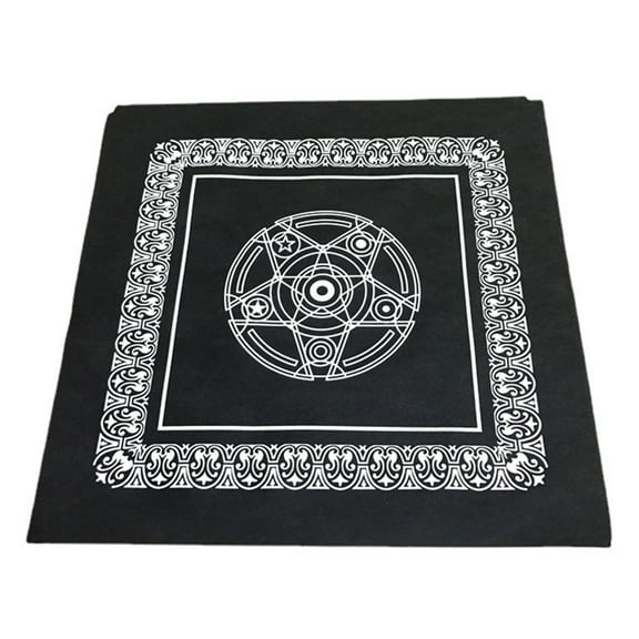 49x49cm Pentagram Divination Altar Cloth Tarot Card Tablecloth Board Game