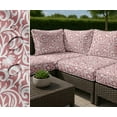 thumbnail image 7 of Soimoi Floral Pattern Waterproof Fabric | Outdoor Material By 5 Yard | Tear-Resistant, UV Safe | Great for Bags, Rainwear, Covers & Curtains, Awning Cover Cloth - Pink, 7 of 7