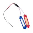 thumbnail image 3 of Accesorios de luz estroboscópica de 12 V Fácil instalación Intermitente de advertencia profesional para Rojo y azul, 3 of 9