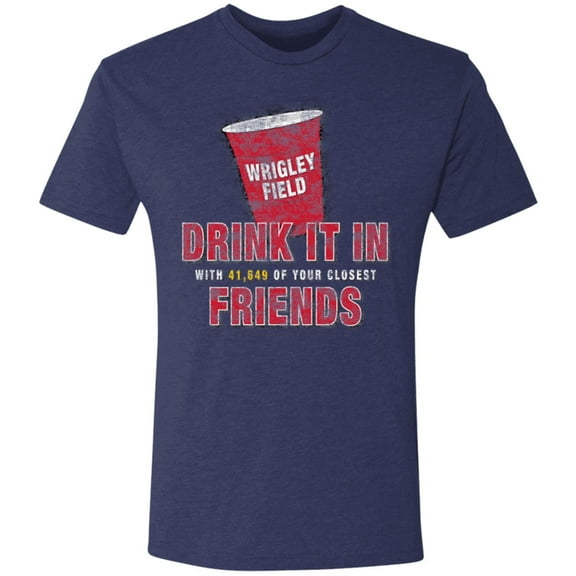Wrigley Field 'Drink It In' Tri-Blend Tee