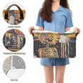 thumbnail image 5 of Yayeee Foldable Storage Basket for Shelves with Handles Waterproof Cloth Bins, Bright Skeleton, 5 of 7