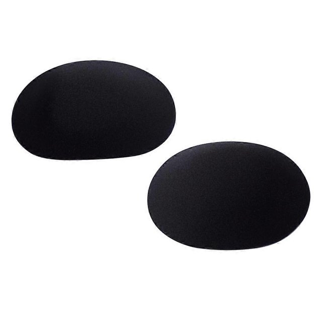 1 Pair of Detachable Shoulder Pads Self-Adhesive Shoulder Beautifier Portable Shoulder Enhancer (Black)