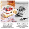 thumbnail image 4 of Hisemy 50 Vasos para Postre 300ml con Cucharas y Tapas, Tazas Transparentes Reutilizables para Pud&iacute;n, Helado, Yogur, Mousse, Pasteles, 4 of 8