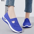 thumbnail image 2 of Mepaouo Orthopedic Shoes for Women Wide Width Walking Slip on Sneakers Arch Support Nurse Walking Flats, 2 of 5