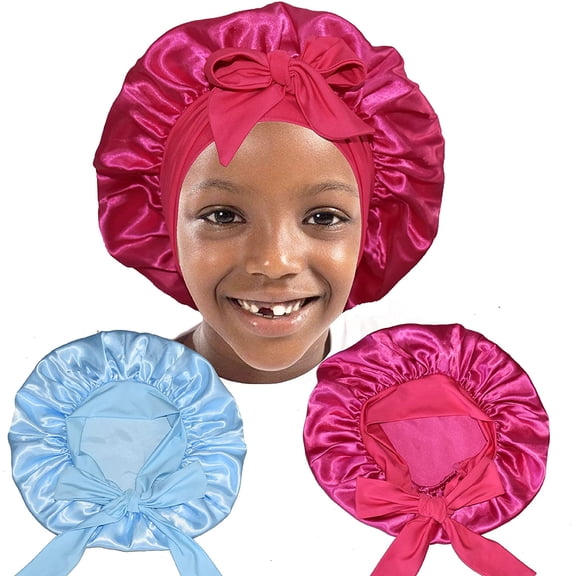 Black Kid Baby Infant Toddler Bonnet