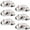Multicolored 4, variant on PhooArto 6 Pcs Cup Drawer Pulls, Summer Beach Starfish Sand Shell Shape Handles Cabinet Knobs for Dresser Cupboard Closet Wardrobe with Screws