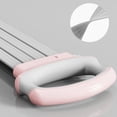 thumbnail image 3 of Banda de resistencia para mujer, cuerda elástica, entrenamiento de fuerza, banda elástica resistente y compacta con asas para ejercicios de brazos y Rosa, 3 of 4