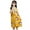 Yellow, variant on WOYY Toddler Girls Nightdress Satin Spaghetti Strap Ruffle Nightgown, Sizes 4-5 Years