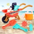 thumbnail image 2 of PENGXIANG Ensemble de Jouets de Plage pour Enfants 6 Pcs, Roue à Eau, Pelle, Moules, Boîte à Outils pour Extérieur, 2 of 9