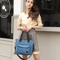 thumbnail image 2 of Sunyuer Canvas Tote Bag for Women, Crossbody Bag Handbag with Zipper Shoulder Bag for Shopping Travel Work, 2 of 6