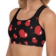 thumbnail image 4 of Débardeurs Dos Nageur pour Femmes Col Rond Imprimé Sans Manches Crop Tops Décontractés Confortables Ajustés pour l'Été, 4 of 7