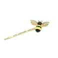 thumbnail image 1 of 1 pieza de horquillas de abeja dulce, pasadores laterales encantadores, horquillas para niñas, dama (negro y amarillo), 1 of 5