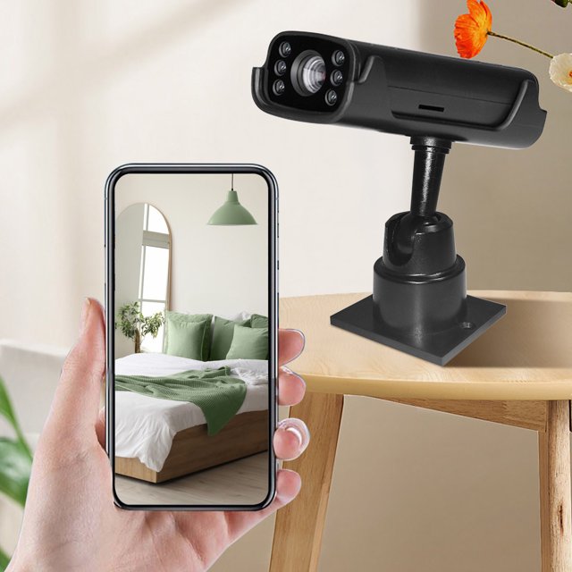 Xihbxyly Ofertas de Caja Abierta Cámara de Vigilancia Pequeña Hd 100 Mp, Cámara Inalámbrica Wifi, Cámara de Vigilancia Remota con Visión Nocturna Por Infrarrojos