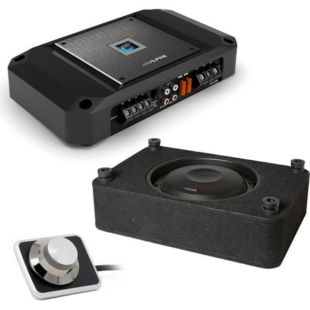 Alpine RS-SB12 12" Halo R-Series R2 Preloaded Subwoofer Enclosure & R2-A75M Amp Bundle