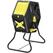 EJWOX Single Chamber Compost Tumbler Outdoor Composting Bin, 18.5 Gal/70L
