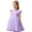 CL58 Light Purple, variant on Girls Skirts Flutter Sleeve Crew Neck Solid Color Tutu Mesh Summer Elegant Club Party Formal Wear Girl's Skirts Size 7-9 Years Purple