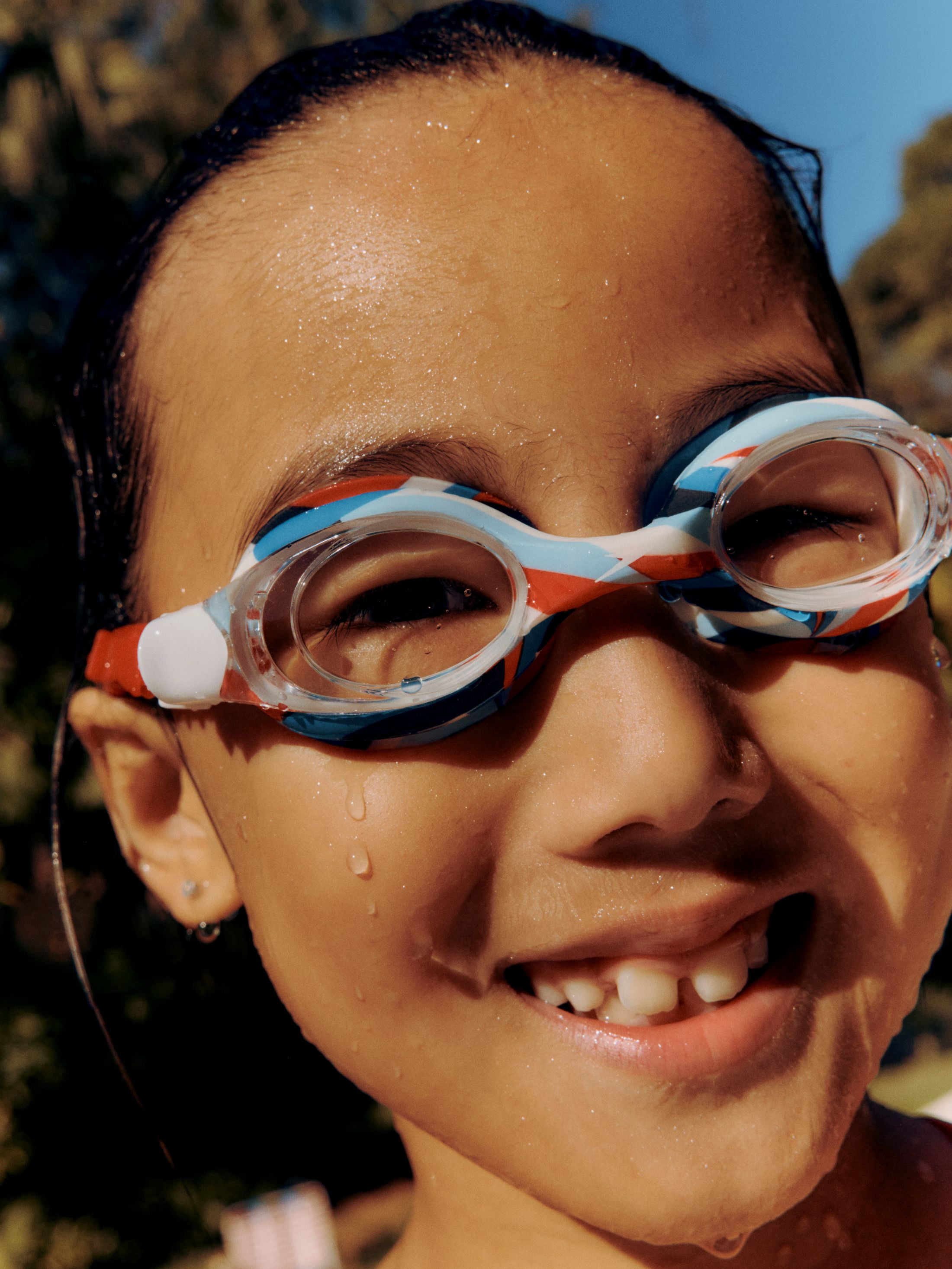(2 pack) Speedo Kids Clipper Swim Goggle, Soft Fit with Anti‑Fog and UV Protection, Ages 3–6
