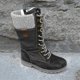 thumbnail image 5 of Zapatos con cordones y cremallera lateral a la moda para mujer, botas de ante impermeables Retro de vaquero occidental a media pantorrilla de tacón bajo Wmkox8yii  shkj799, 5 of 5