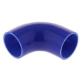 thumbnail image 4 of 45 & 90 Degree 2Pcs Silicone High Temperature 4-ply Reinforced 63mm Elbow Coupler Hose, 100 PSI Pressure Blue, 4 of 10