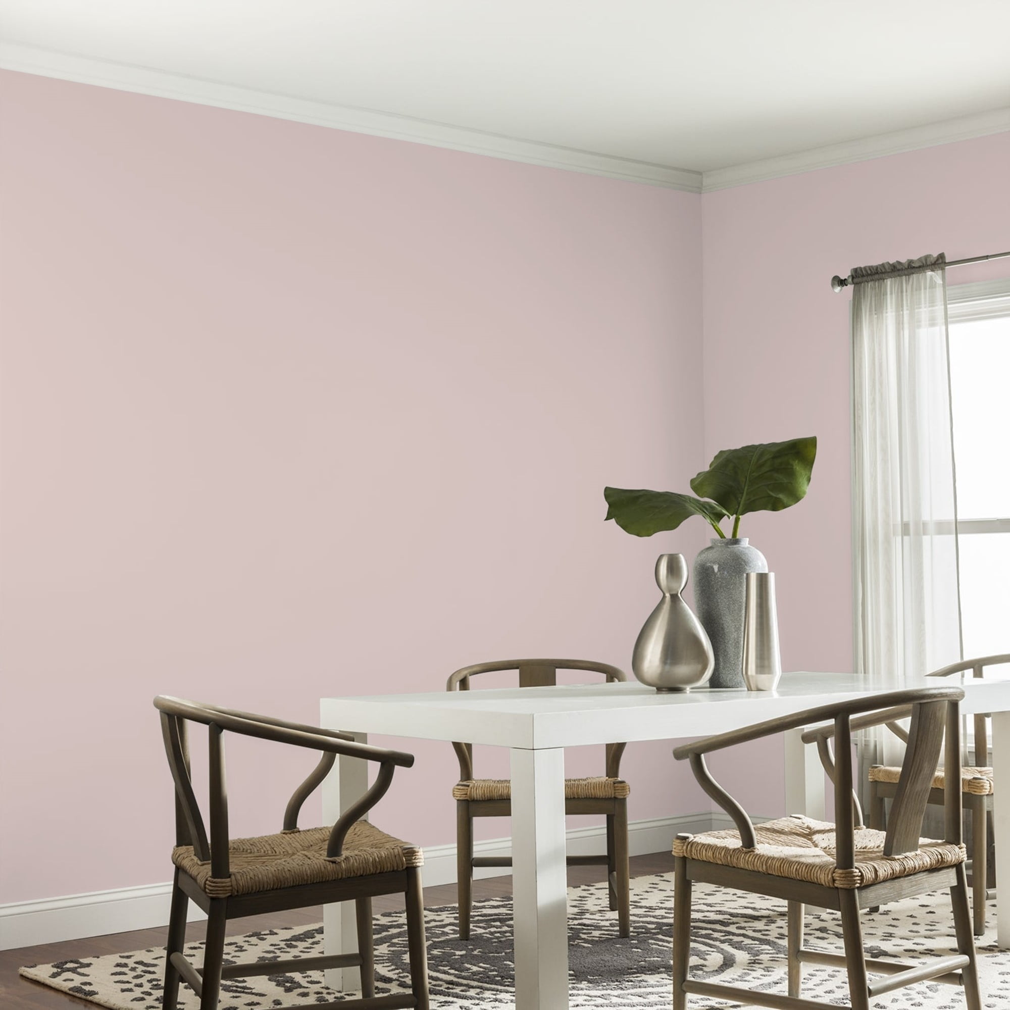 Glidden One Coat Just Gorgeous / Pink Eggshell Interior Paint with Primer, 1 Quart