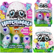 Hatchimals Colleggtibles Set! - 4 Pack with Bonus + 2 Pack with Nest + Blind Bag (Random Styles)