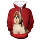 thumbnail image 4 of Sudadera con capucha con estampado 3D de perro Shih Tzu para hombre y niño, sudadera con capucha de manga larga, ropa informal de calle de gran tamaño, 4 of 4