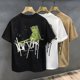 thumbnail image 2 of Camiseta para hombre Ropa Camisetas para hombre Ropa de calle gráfica Estampado de acuarela de anime Katoen Dibujos superiores Alfabeto Elegante 2024 Xl, 2 of 5