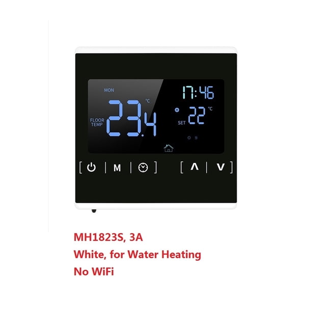 Water Floor Heating System 3A Smart WIFI Thermostat Central Heating Wiring Centres Hub Controller Actuators For Gas Boiler ,Easy to Install