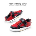 thumbnail image 3 of DREAM PAIRS Boys Girls Sneakers Kids Toddler Shoes Storybook Causal Walking Shoes Non-Slip with Hook and Loop, 3 of 6