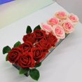 thumbnail image 3 of kurtrusly Hydroponics Plants Holder Home Living Room Acrylic Flower Vase Rectangular Gray 18 Hole, 3 of 9