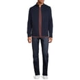thumbnail image 5 of George Men's and Big Men's Zip-Up Fleece Sweater, up to Size 5XL, 5 of 5