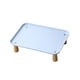 thumbnail image 2 of Soporte elevado para cuenco para gatos, cómodo, lavable, protege el cuello, suministros para mascotas, soporte para plato de alimentación para Azul, 2 of 5