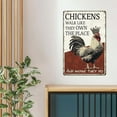 thumbnail image 4 of Metal Tin Sign Fried Chicken Vintage Metal Sign For Home Outdoor Indoor Office Bar Yard Decor 8x12 Inch, 4 of 6