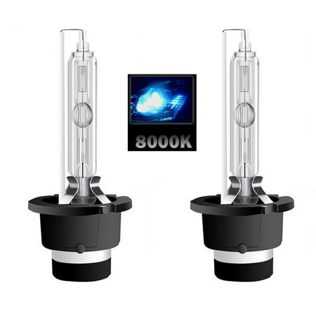 2x D2R 35W 8000K HID Xenon Bluish Replacement Low/High Beam Car Headlight Bulbs