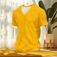 thumbnail image 4 of DAFPZW Men's Short Sleeve Waffleknit Shirts, Casual Textured Crew Neck Summer T-Shirts Lightweight Solid Pullover Tees, 4 of 5
