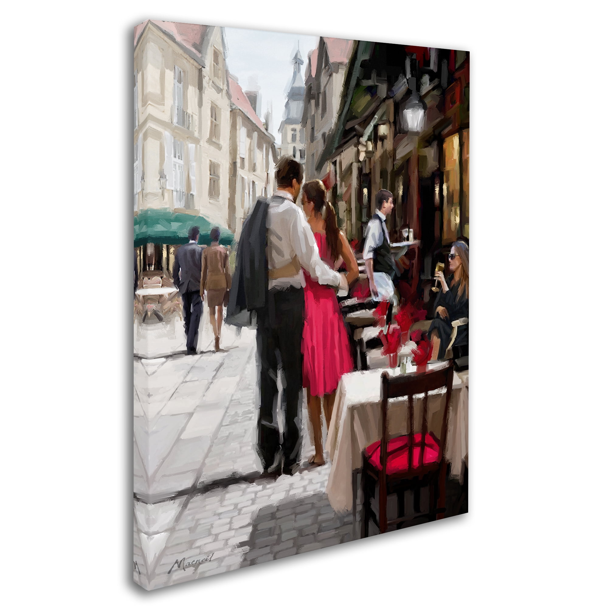 Trademark Fine Art 'Urban Couple' Canvas Art by The Macneil Studio