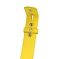 thumbnail image 6 of Falari Replacement Leather Dress Belt Strap Without Buckle Snap on Strap 33mm fit 35mm Buckle - Yellow M, 6 of 7