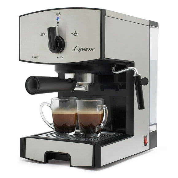 Cafetera Capresso EC50 con bomba de 15 bares, 1,2 L, color negro