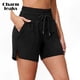 thumbnail image 2 of Women's High Waisted Beach Board Shorts with Pockets Quick Dry Swimwear, 2 of 5