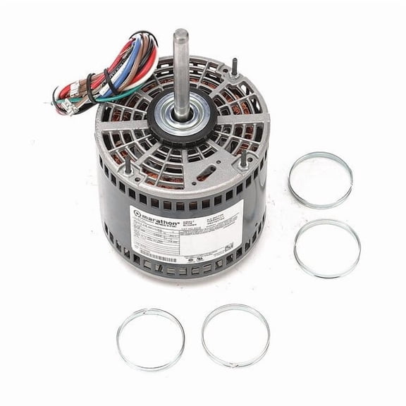 Leeson Condenser Fan Motor,1/2 HP,48Z Frame 048A17O153