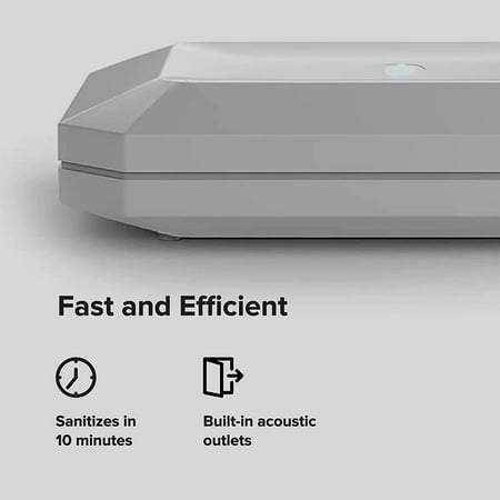 PhoneSoap Basic UV Sanitizer for Phones & Accessories, Compact, Rechargeable, 1-Pack